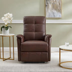 Fauteuil inclinable Hydeline Logan avec appui-tête électrique en cuir pleine fleur