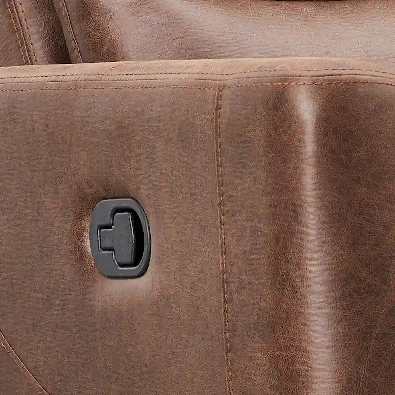 Canapé inclinable manuel en tissu Abbyson Ford