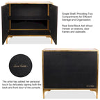 Ensemble console et miroir en verre biseauté imprimé floral Secret Garden