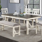 Table de salle à manger rectangulaire en bois