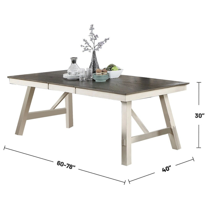 Table de salle à manger rectangulaire en bois