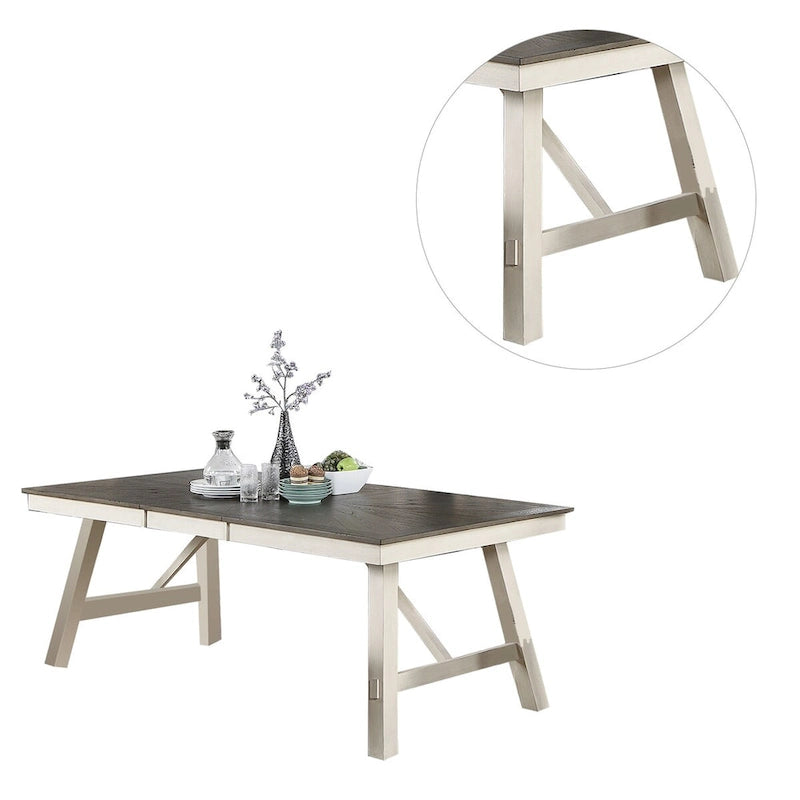 Table de salle à manger rectangulaire en bois