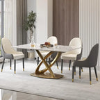 Table à manger moderne 63 pour 6 personnes