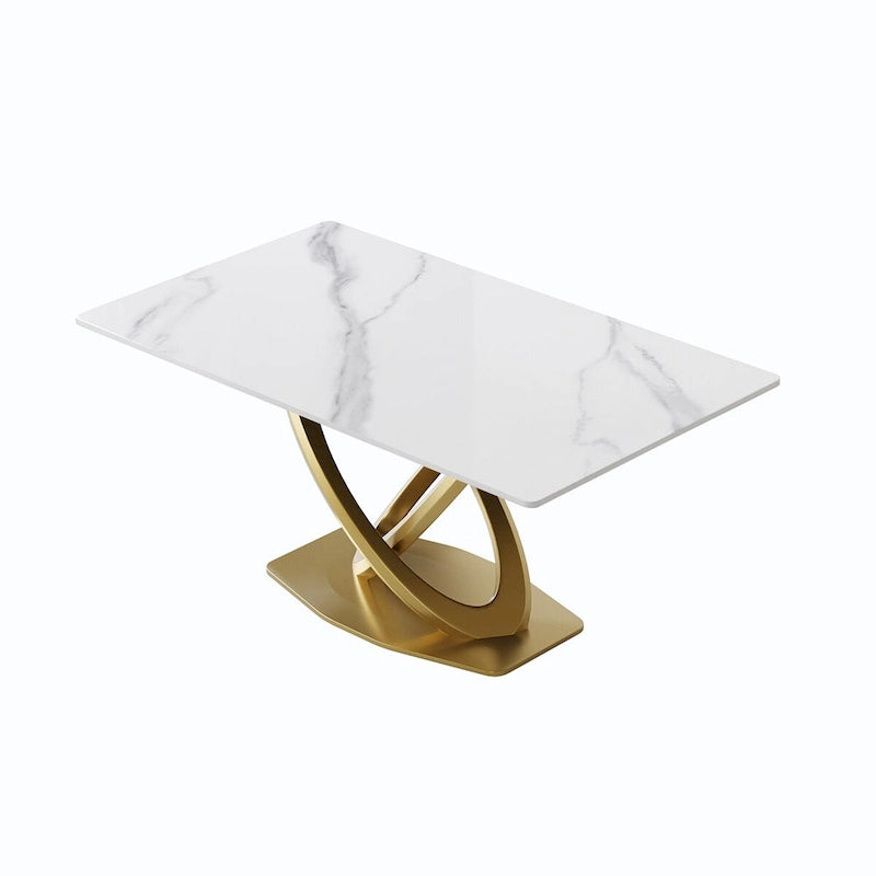 Table à manger moderne 63 pour 6 personnes