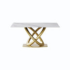 Table à manger moderne 63 pour 6 personnes