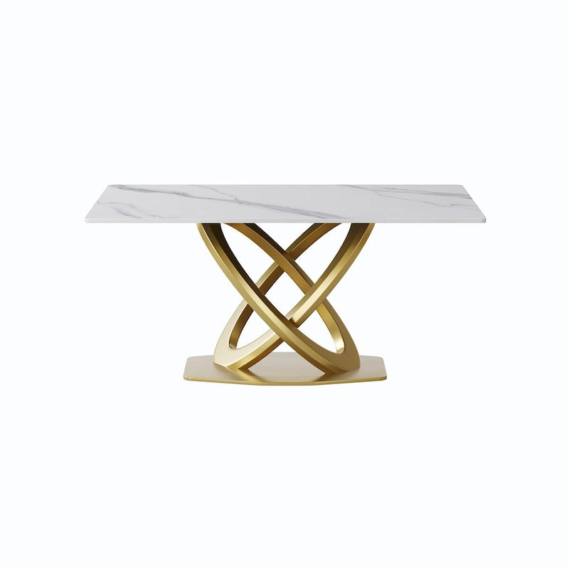 Table à manger moderne 63 pour 6 personnes