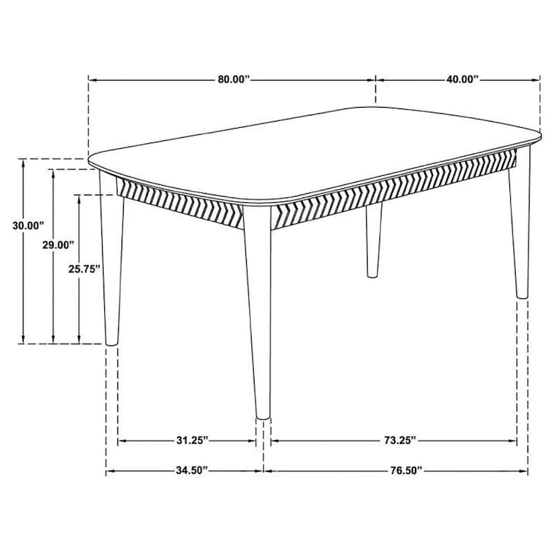 Ensemble de salle à manger au design de ferme moderne