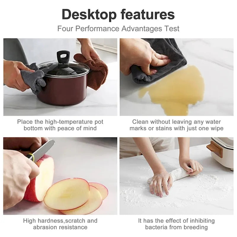 Ensemble de salle à manger moderne et minimaliste 9 pièces avec plateau en pierre frittée extensible et double piétement de 94,48 pouces