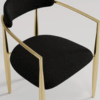 Ensemble de salle à manger moderne et minimaliste 9 pièces avec plateau en pierre frittée extensible et double piétement de 94,48 pouces