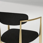 Ensemble de salle à manger moderne et minimaliste 9 pièces avec plateau en pierre frittée extensible et double piétement de 94,48 pouces