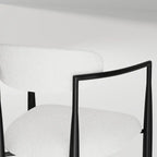 Ensemble de salle à manger moderne et minimaliste 9 pièces avec plateau en pierre frittée extensible et double piétement de 94,48 pouces