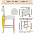 Ensemble de salle à manger 5 pièces hauteur comptoir avec table et 4 chaises
