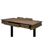 Bureau assis-debout électronique Carson Wood, gris