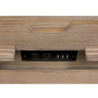 Bureau assis-debout électronique Carson Wood, gris