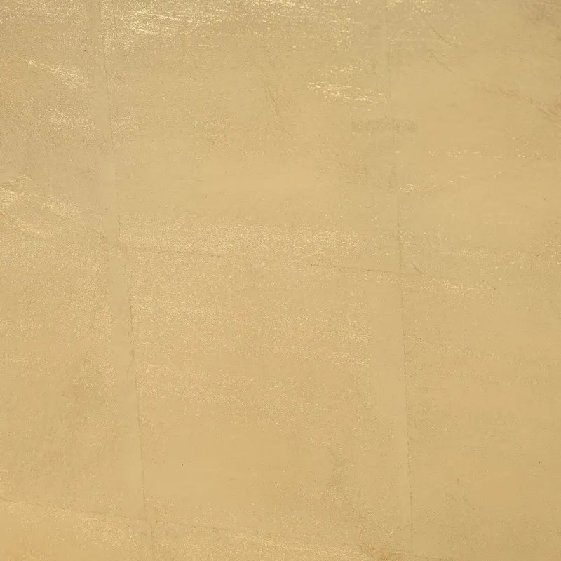 Table basse hexagonale moderne et glamour en bois doré Sagebrook Home - 48 x 42 x 16