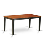 L'ensemble de salle à manger East West Furniture comprend une table rectangulaire, des chaises et un banc (différentes options de type d'assise).
