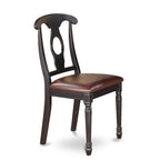 L'ensemble de salle à manger East West Furniture comprend une table rectangulaire, des chaises et un banc (différentes options de type d'assise).