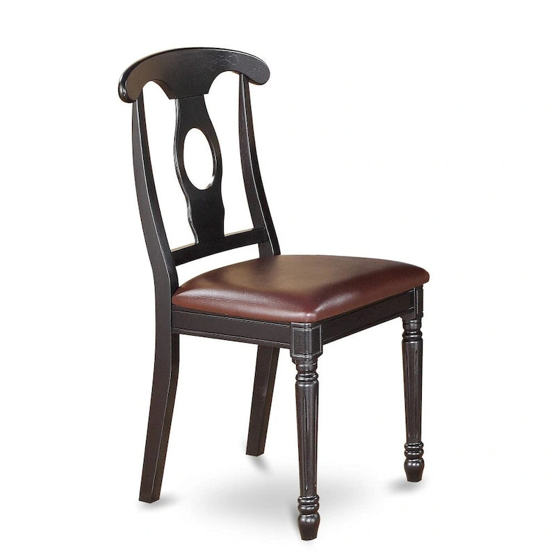 L'ensemble de salle à manger East West Furniture comprend une table rectangulaire, des chaises et un banc (différentes options de type d'assise).