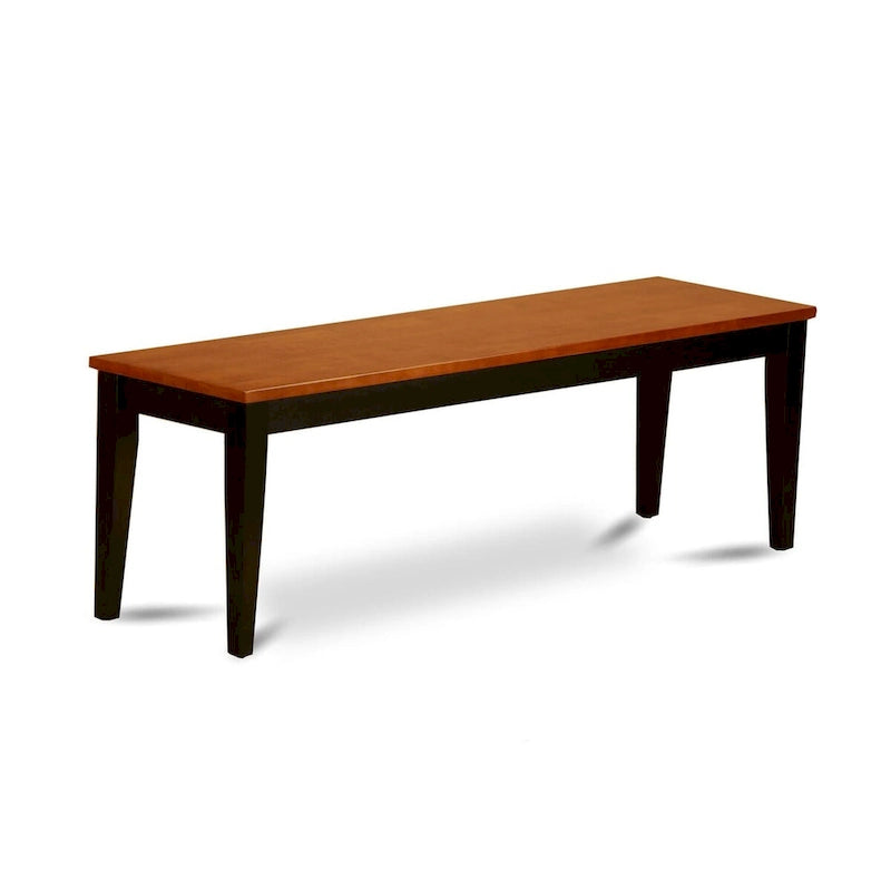 L'ensemble de salle à manger East West Furniture comprend une table rectangulaire, des chaises et un banc (différentes options de type d'assise).