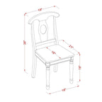 L'ensemble de salle à manger East West Furniture comprend une table rectangulaire, des chaises et un banc (différentes options de type d'assise).
