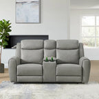 Ensemble de fauteuils inclinables transitionnels Wesley 2 pièces de Roundhill Furniture, gris