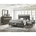 Furniture of America Heinisk Contemporary Grey 5-Piece Platform Bedroom Set