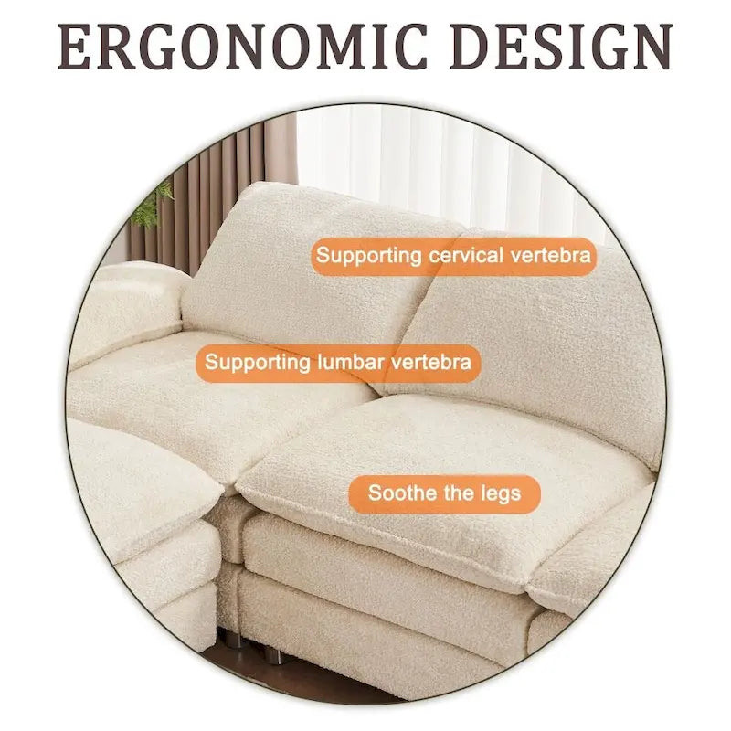 Canapé 3 places moderne et profond