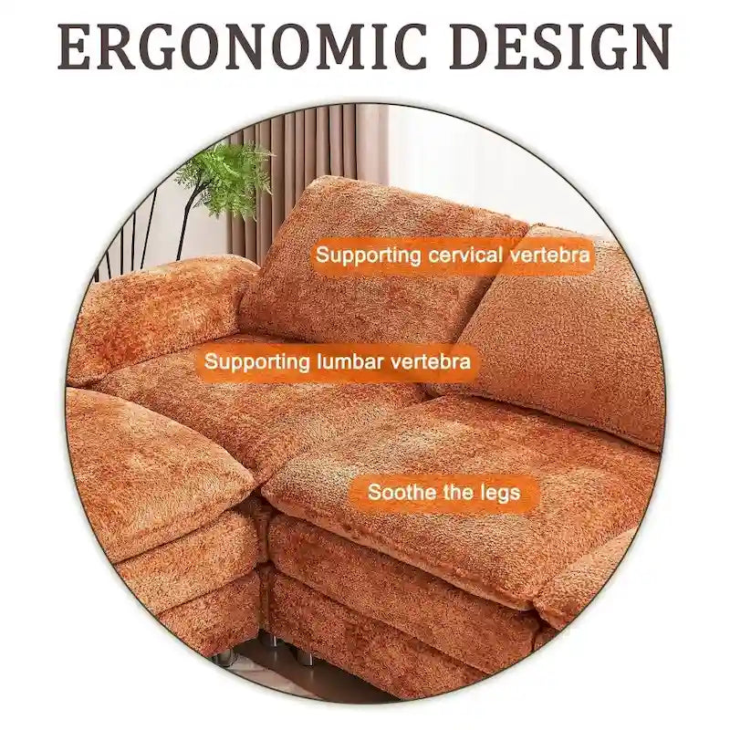 Canapé 3 places moderne et profond