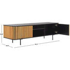 Meuble TV SAFAVIEH Home Anahi à 2 portes et 2 étagères - 54 cm (L) x 17 cm (P) x 19 cm (H)