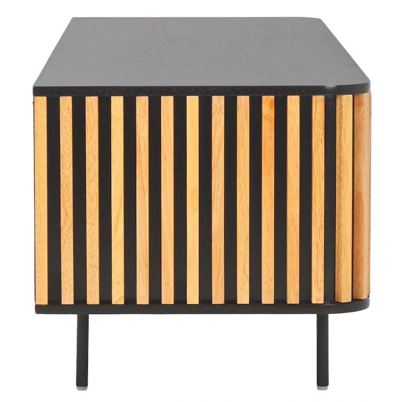 Meuble TV SAFAVIEH Home Anahi à 2 portes et 2 étagères - 54 cm (L) x 17 cm (P) x 19 cm (H)