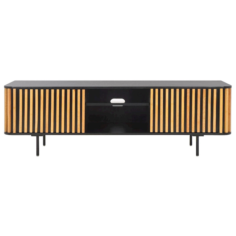 Meuble TV SAFAVIEH Home Anahi à 2 portes et 2 étagères - 54 cm (L) x 17 cm (P) x 19 cm (H)